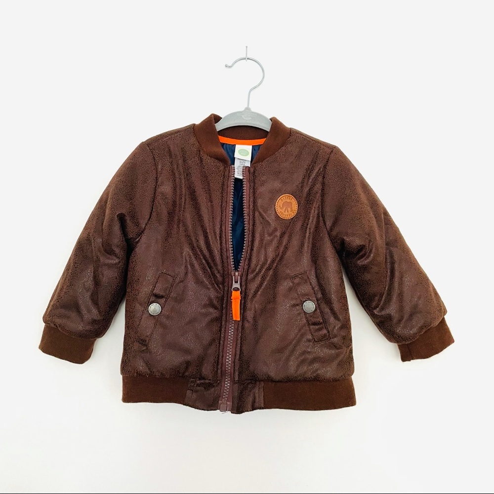 18m Leather Inspired Bomber
